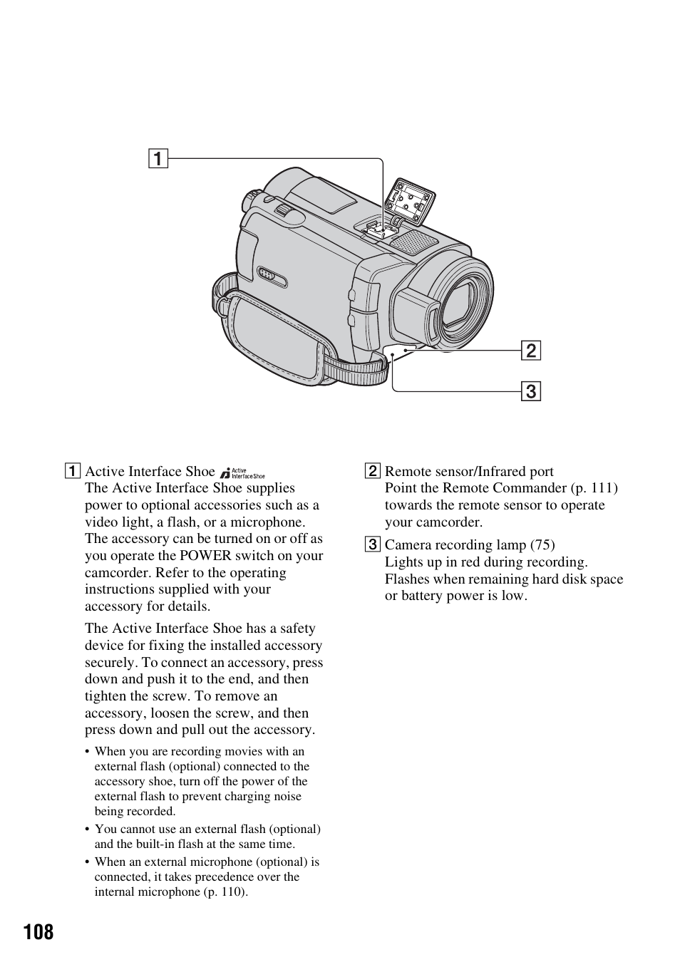 Sony HDR-SR5 User Manual | Page 108 / 118