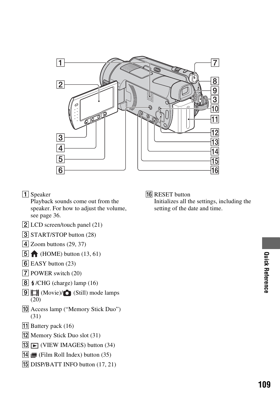 P. 109) | Sony HDR-SR5 User Manual | Page 109 / 118