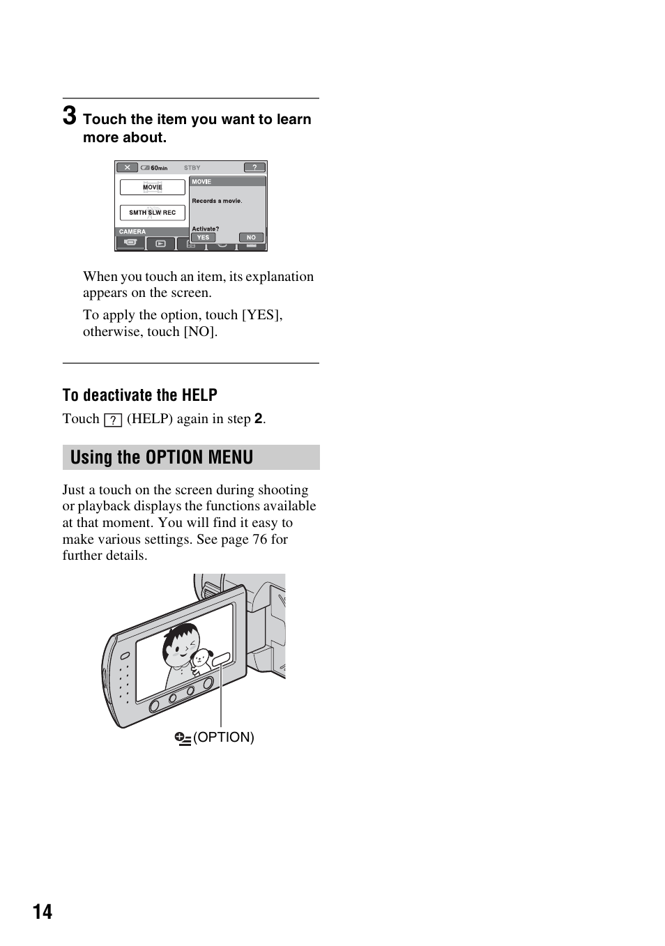 Sony HDR-SR5 User Manual | Page 14 / 118