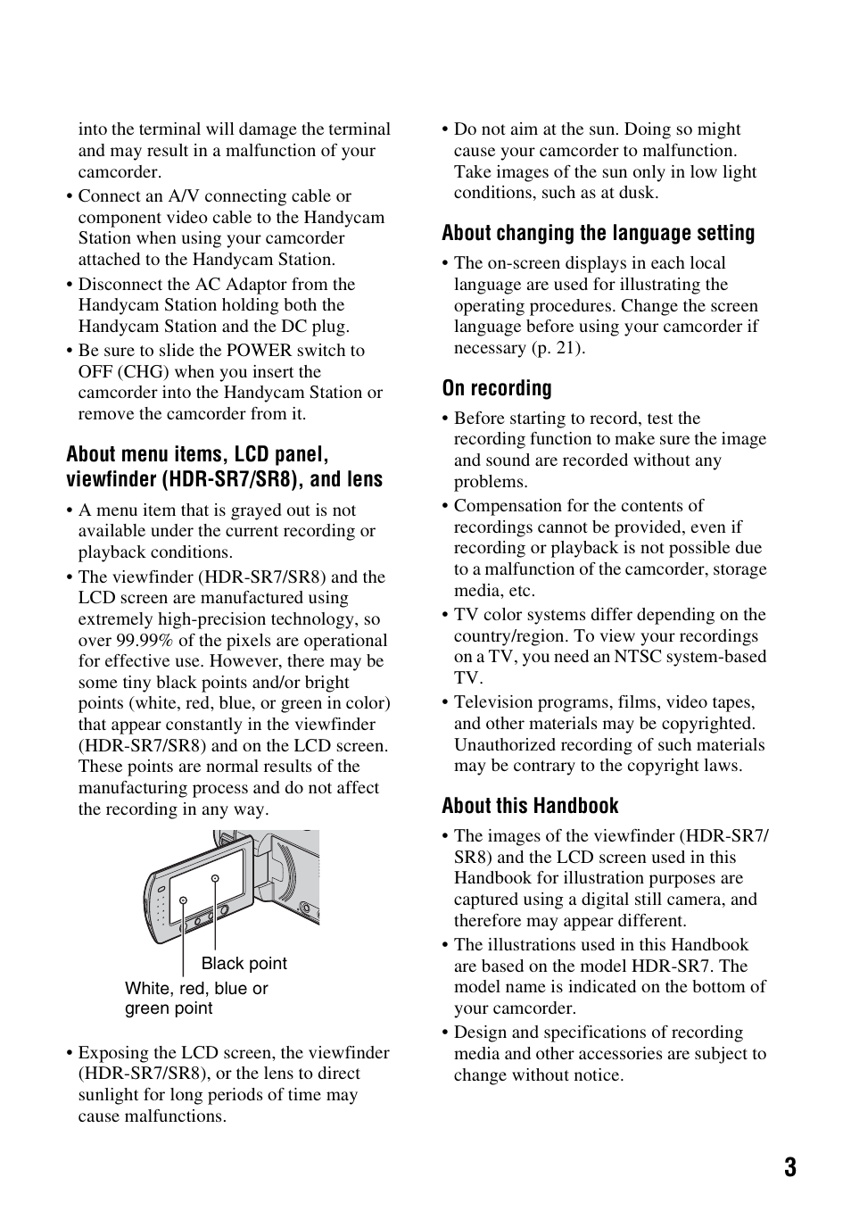 Sony HDR-SR5 User Manual | Page 3 / 118