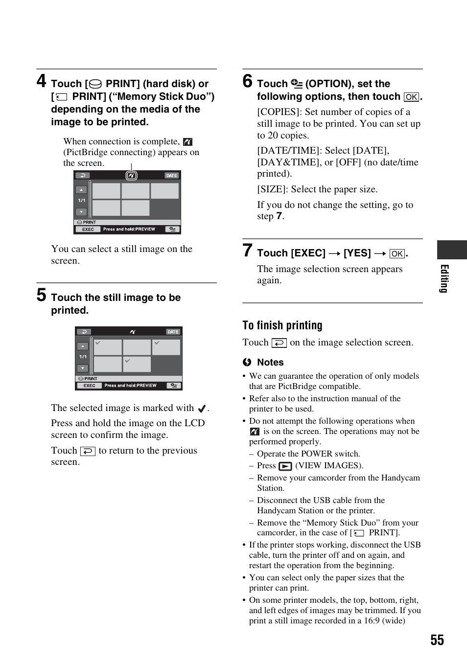 Sony HDR-SR5 User Manual | Page 55 / 118