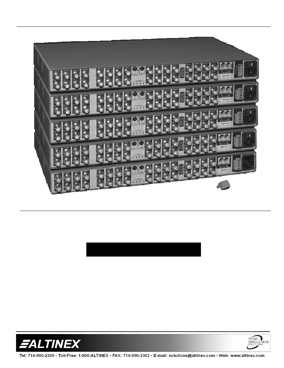 Altinex 400-0026-004 User Manual | 24 pages