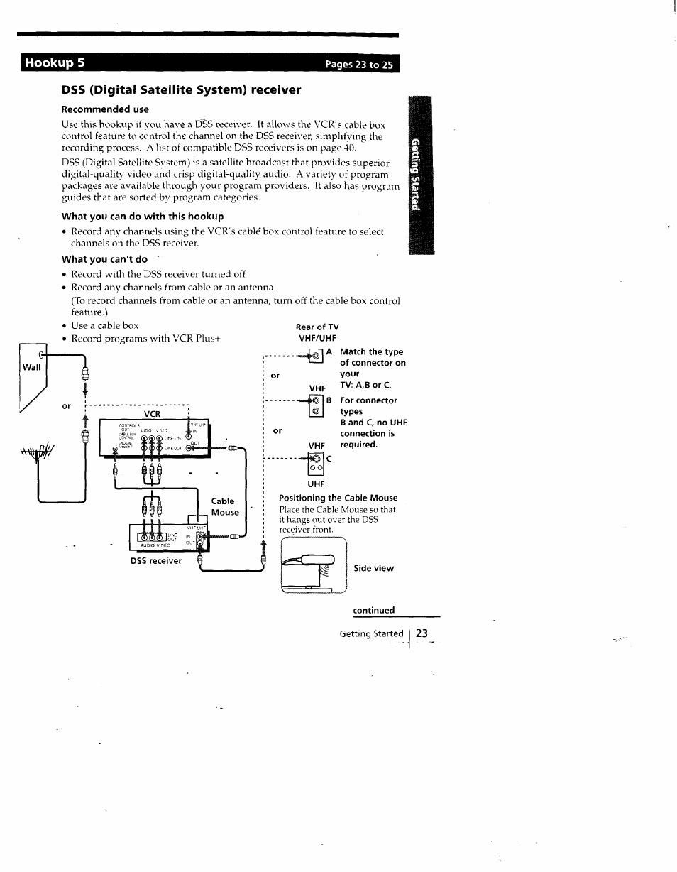 Continued | Sony SLV-798HF User Manual | Page 22 / 94