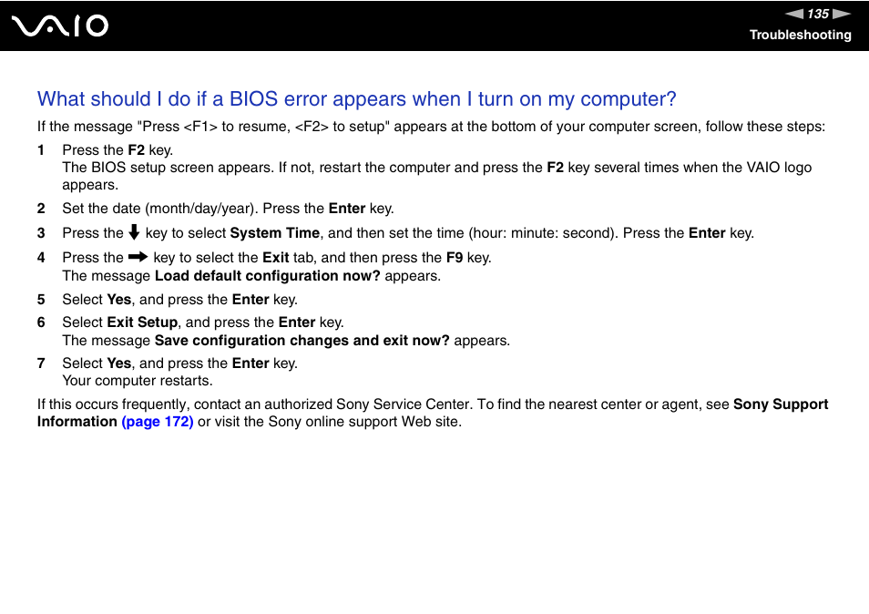 Sony VGN-C210E User Manual | Page 135 / 189