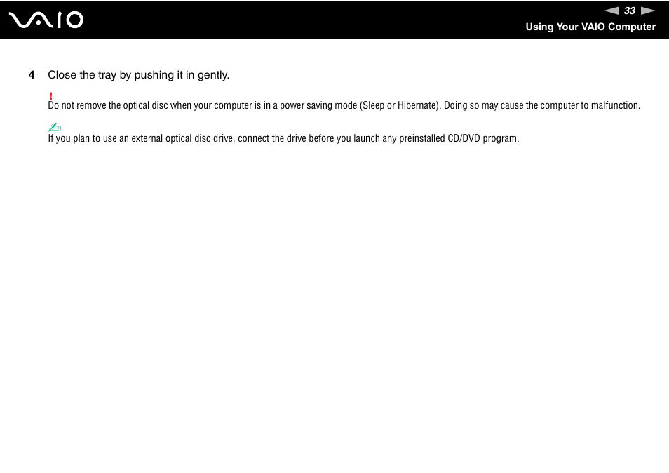 Sony VGN-C210E User Manual | Page 33 / 189