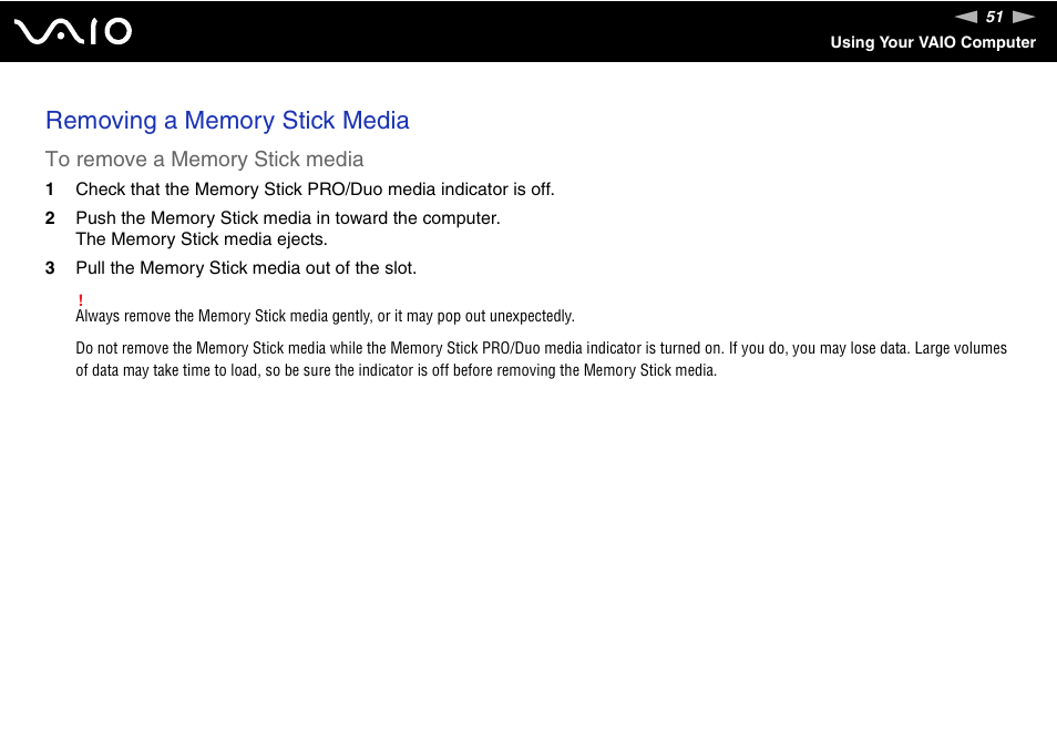 Sony VGN-C210E User Manual | Page 51 / 189