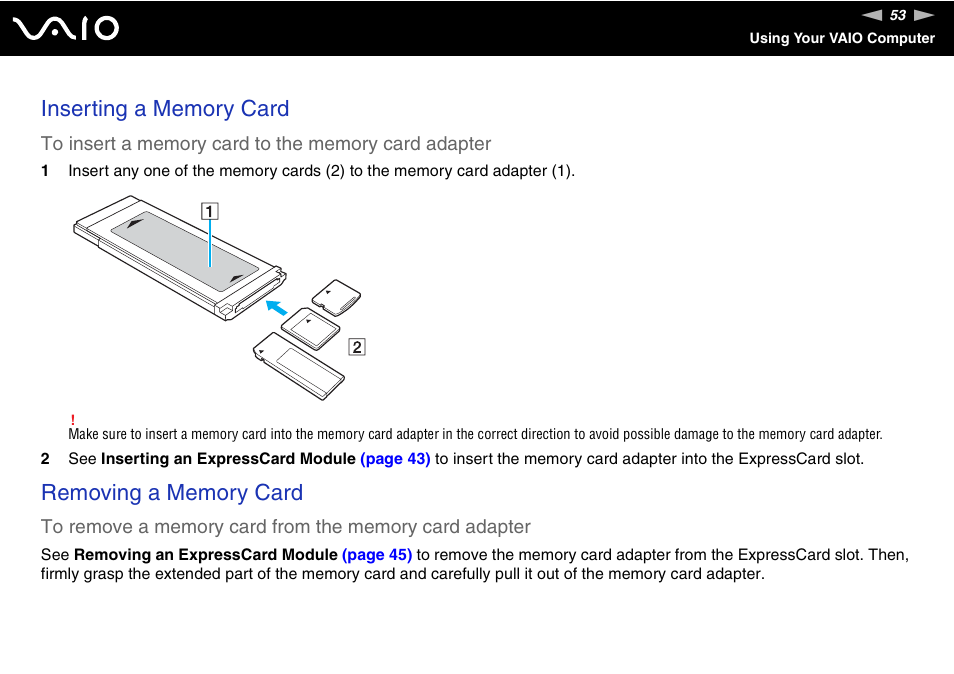 Sony VGN-C210E User Manual | Page 53 / 189