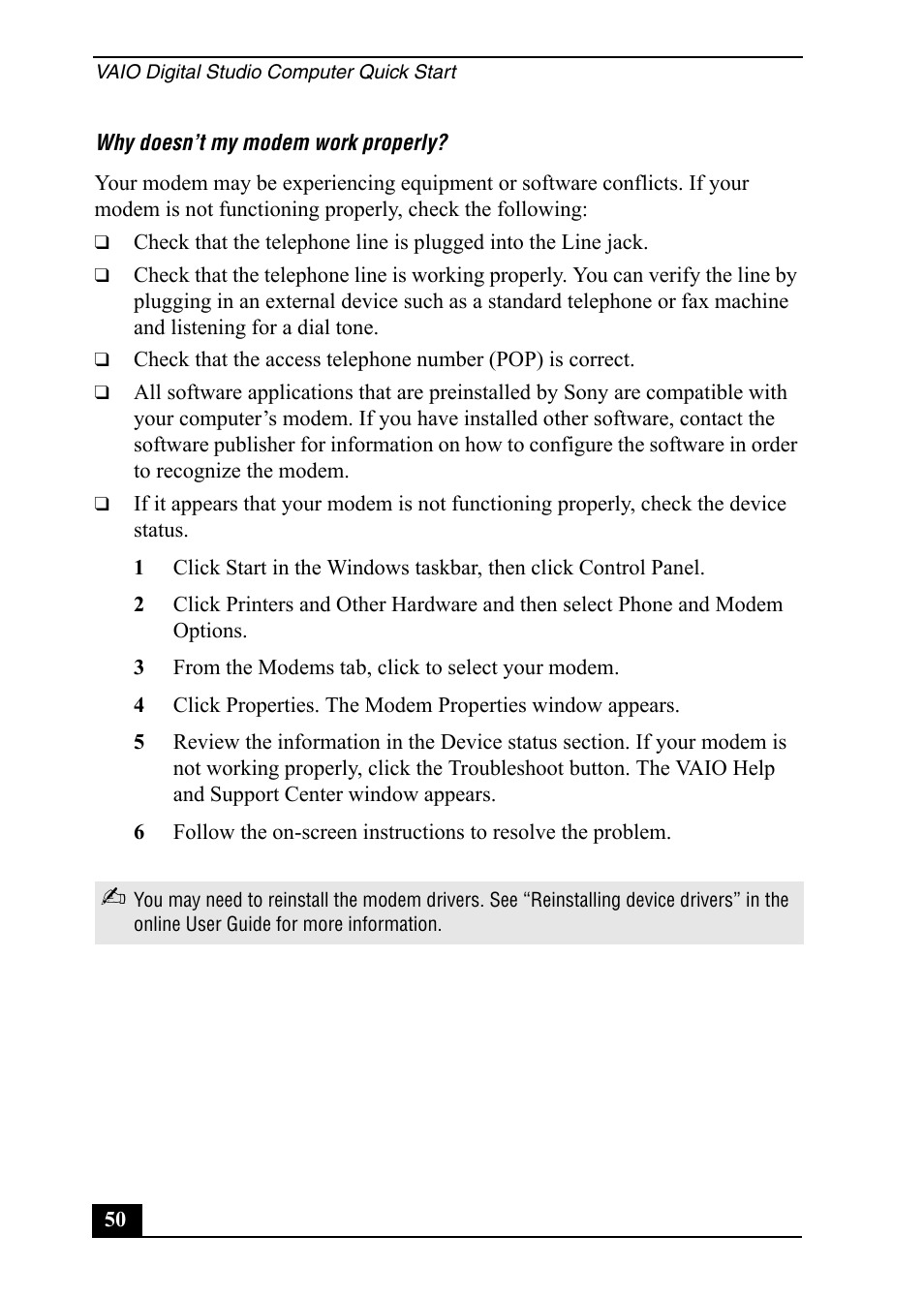 Sony PCV-RX752 User Manual | Page 50 / 72