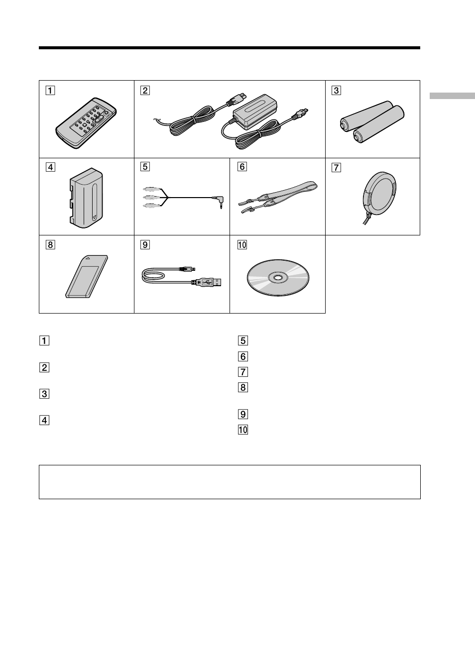 Checking supplied accessories | Sony DCR-TRV25 User Manual | Page 15 / 220