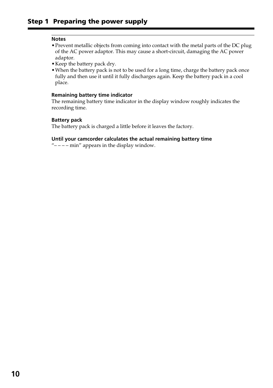 Sony CCD-TR517WR User Manual | Page 10 / 68