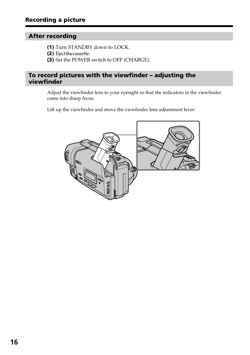 Sony CCD-TR517WR User Manual | Page 16 / 68