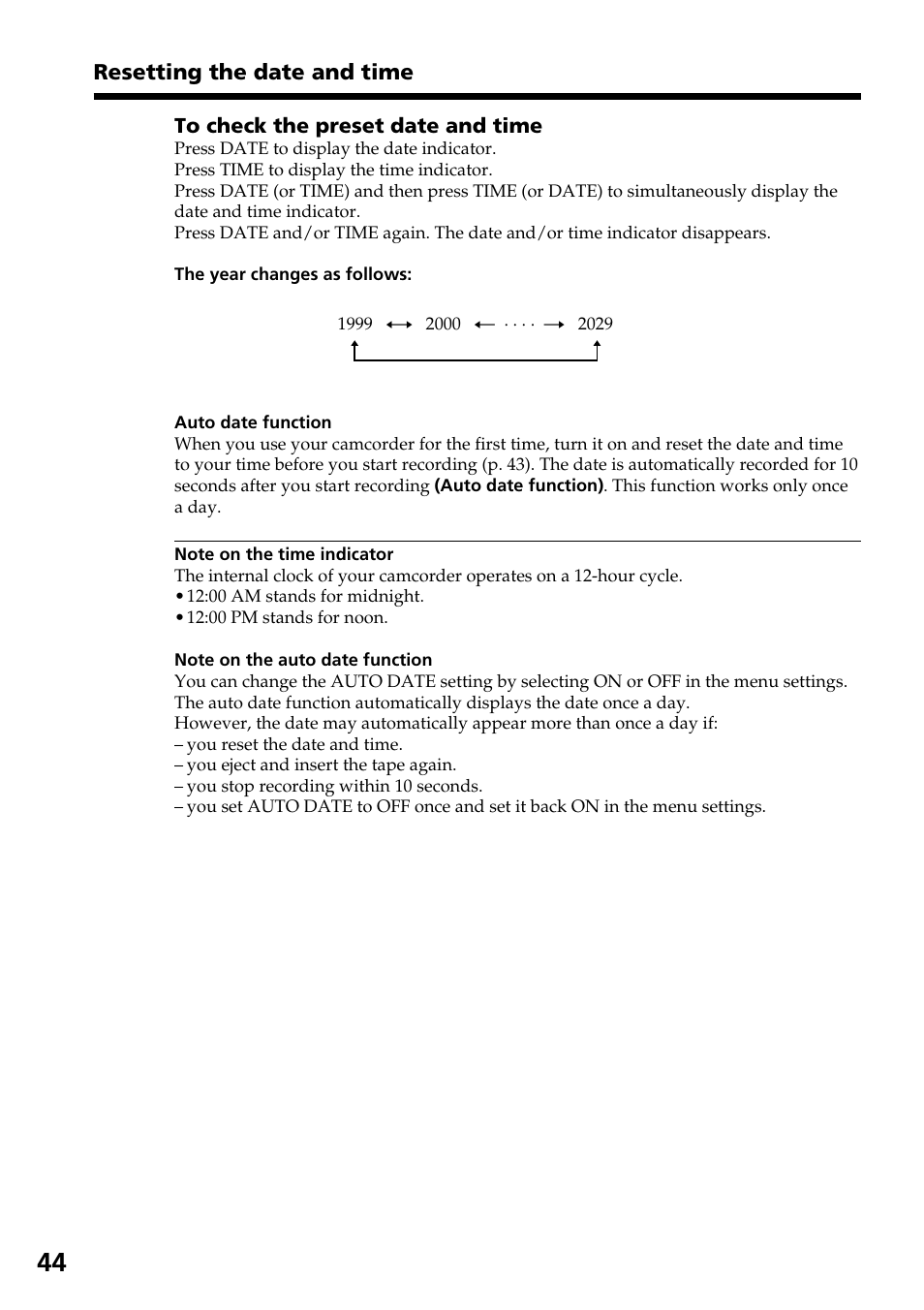 Sony CCD-TR517WR User Manual | Page 44 / 68