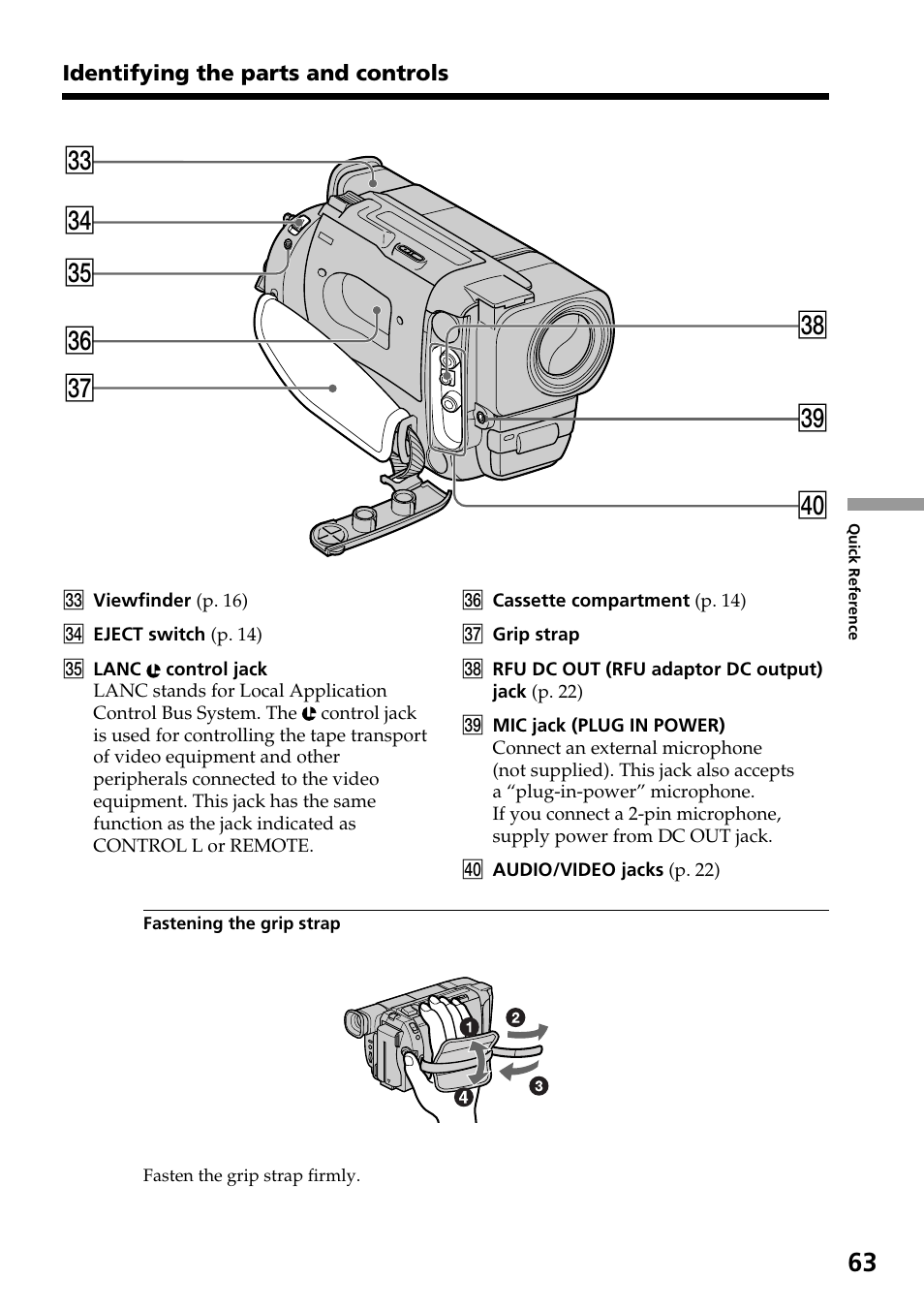 Ed eg ej ef eh ek r; el | Sony CCD-TR517WR User Manual | Page 63 / 68