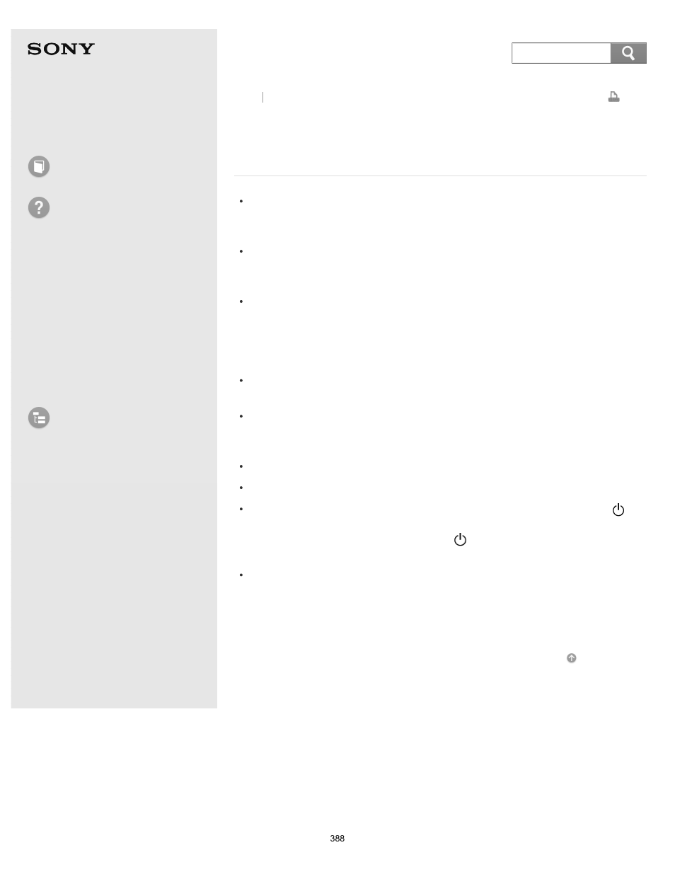 Light does not turn on in green), Indicator light does not turn on in green), User guide | How to use troubleshooting, List of topics | Sony SVE14A390X User Manual | Page 388 / 458