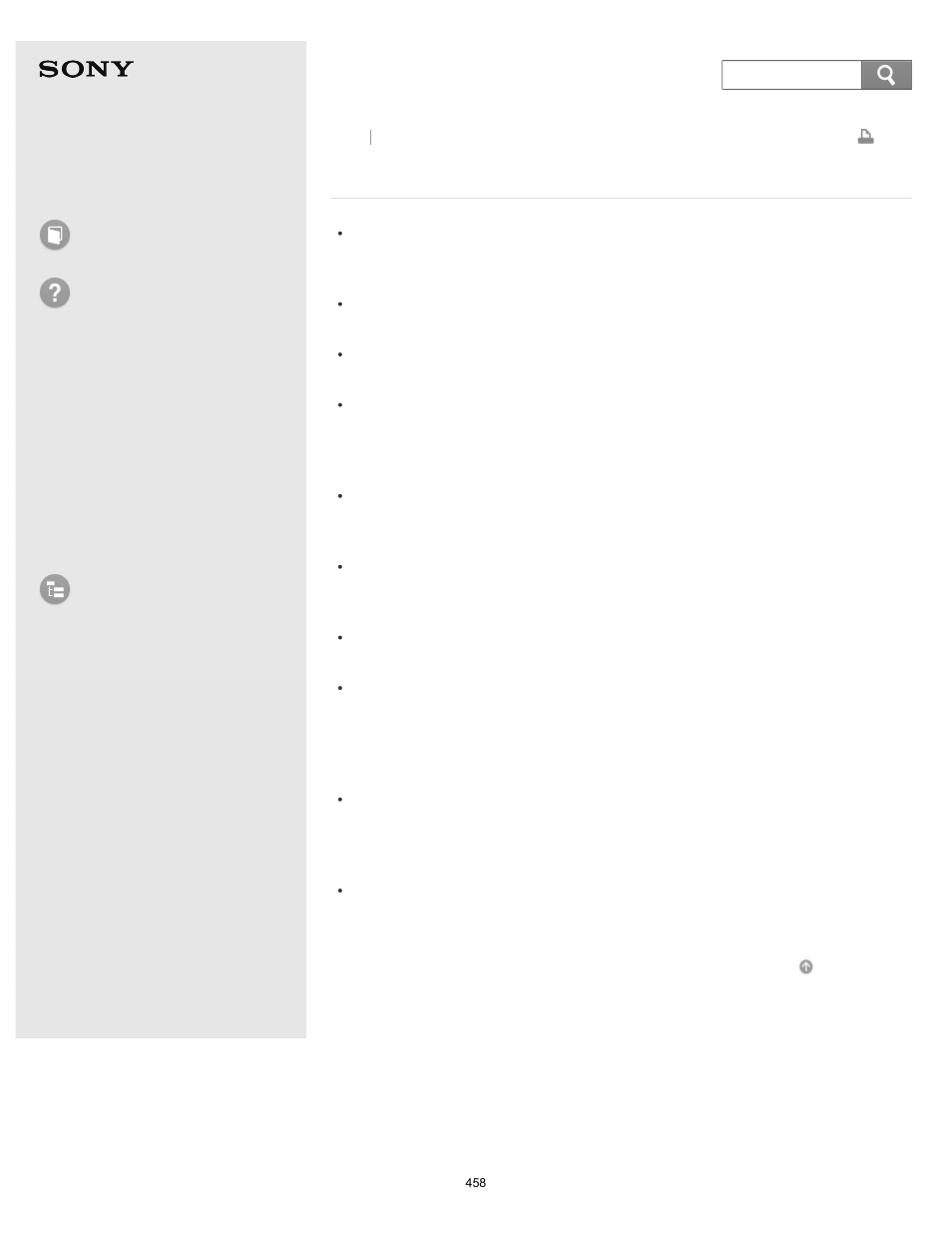What should i do if i cannot print a document, User guide, How to use troubleshooting | List of topics, E series | Sony SVE14A390X User Manual | Page 458 / 458
