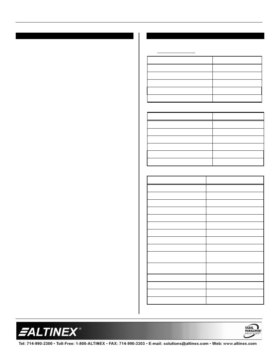 About your mt115-110, Technical specifications, Multitasker | Altinex Computer/Component Video+ Audio Dual Twisted Pair Transmitter MT115-110 User Manual | Page 4 / 20