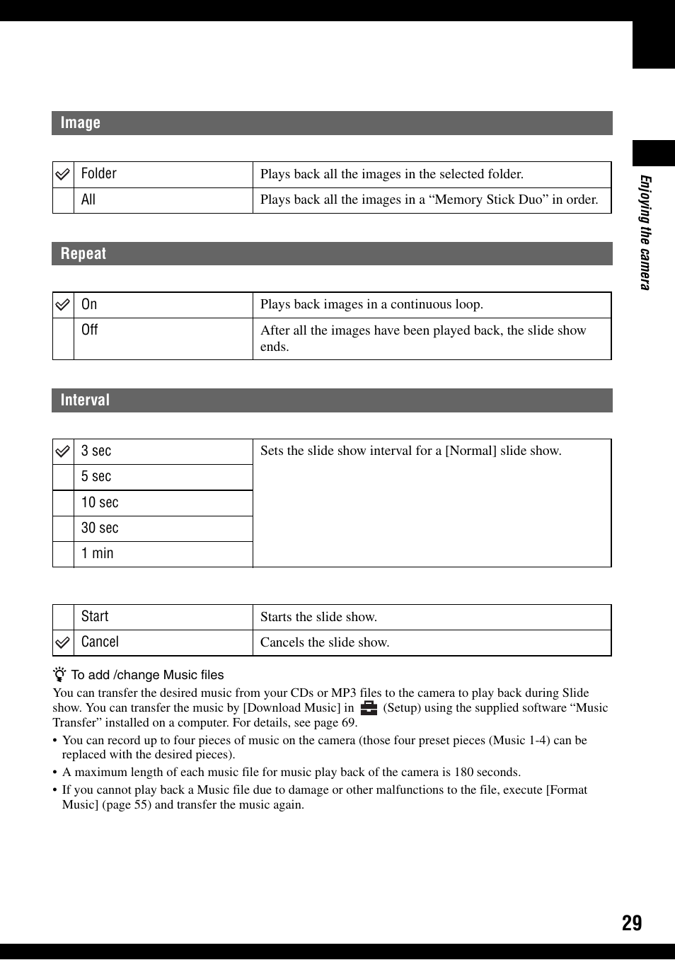 Sony DSC-T9 User Manual | Page 29 / 111