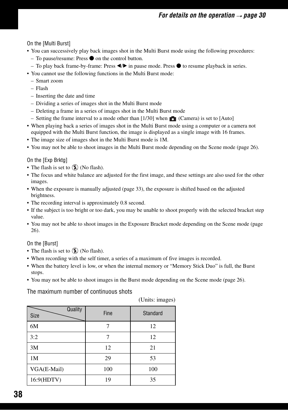 Sony DSC-T9 User Manual | Page 38 / 111