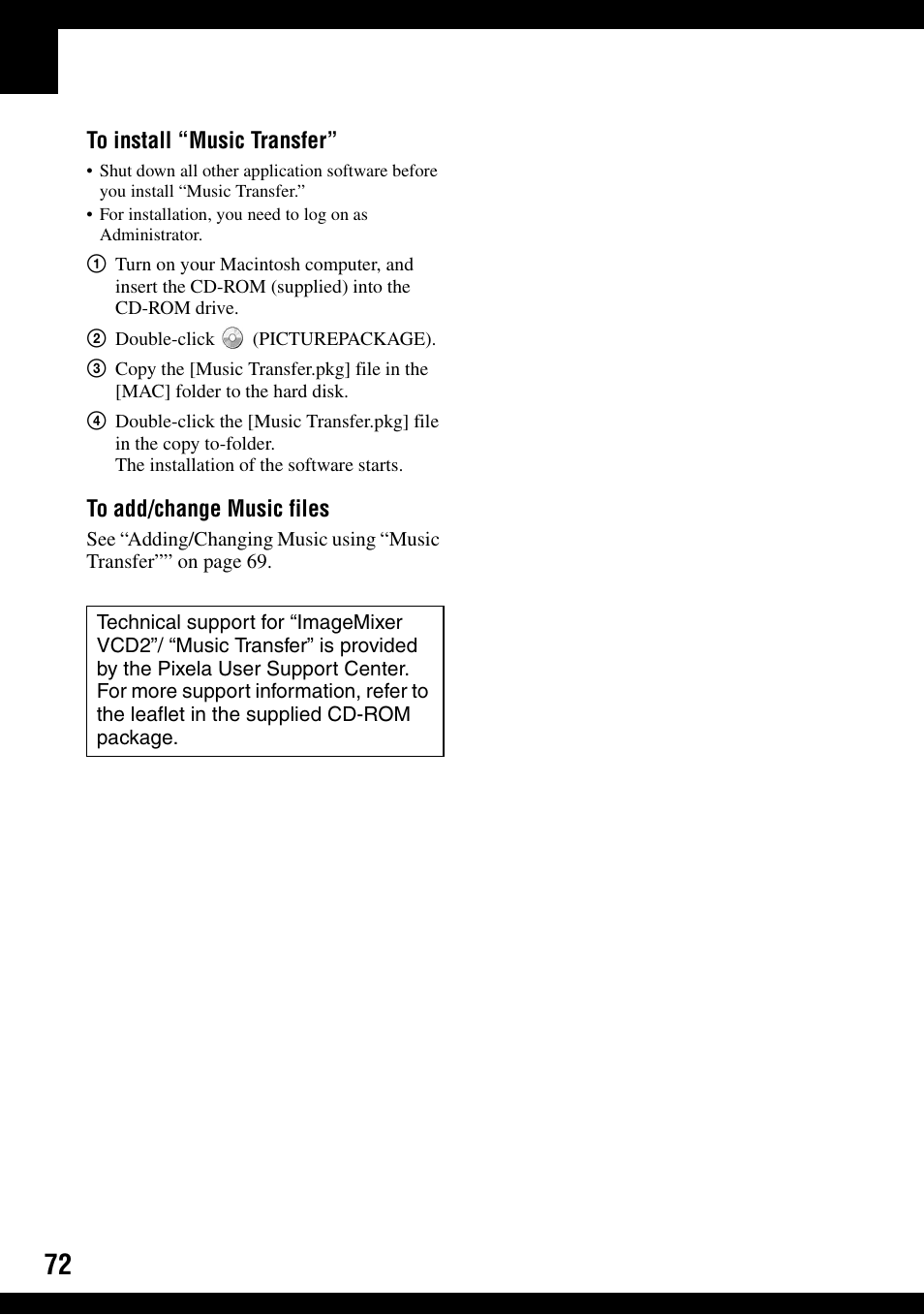 Sony DSC-T9 User Manual | Page 72 / 111