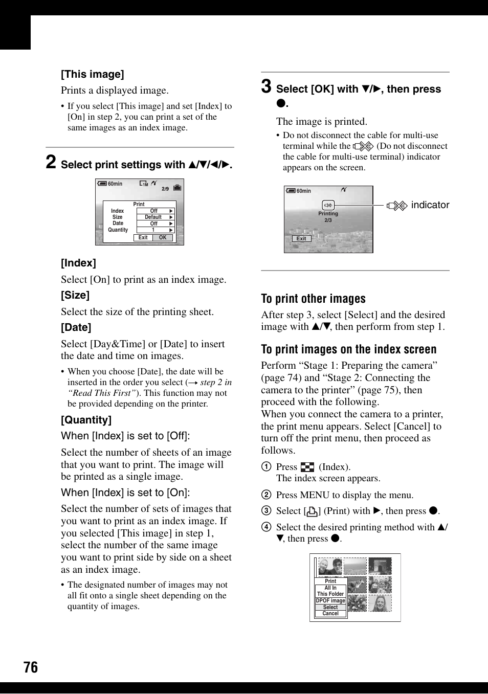 Al (76) | Sony DSC-T9 User Manual | Page 76 / 111