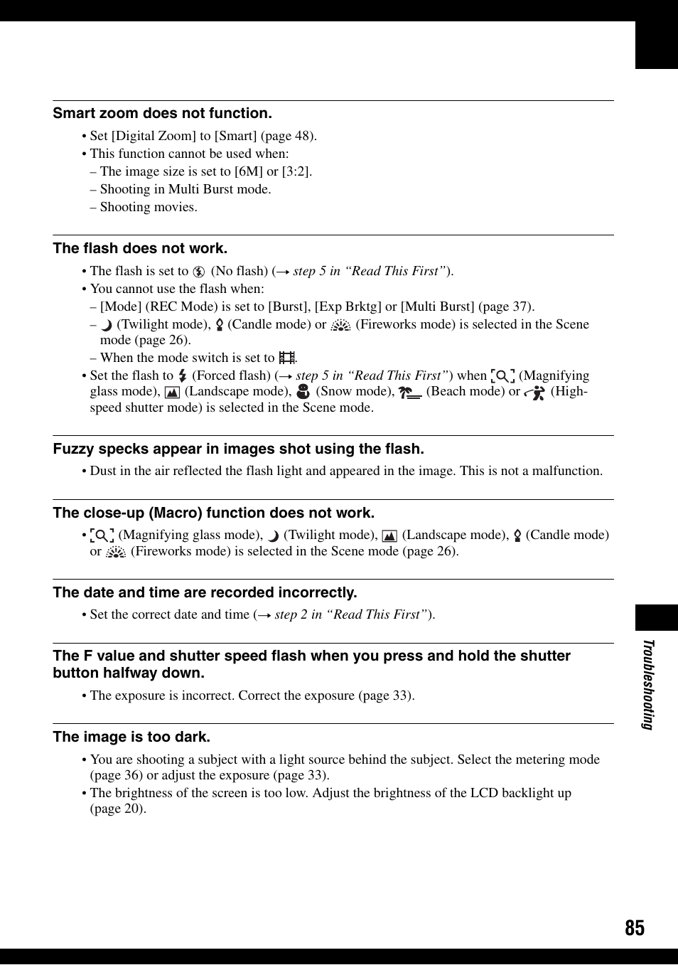 Sony DSC-T9 User Manual | Page 85 / 111