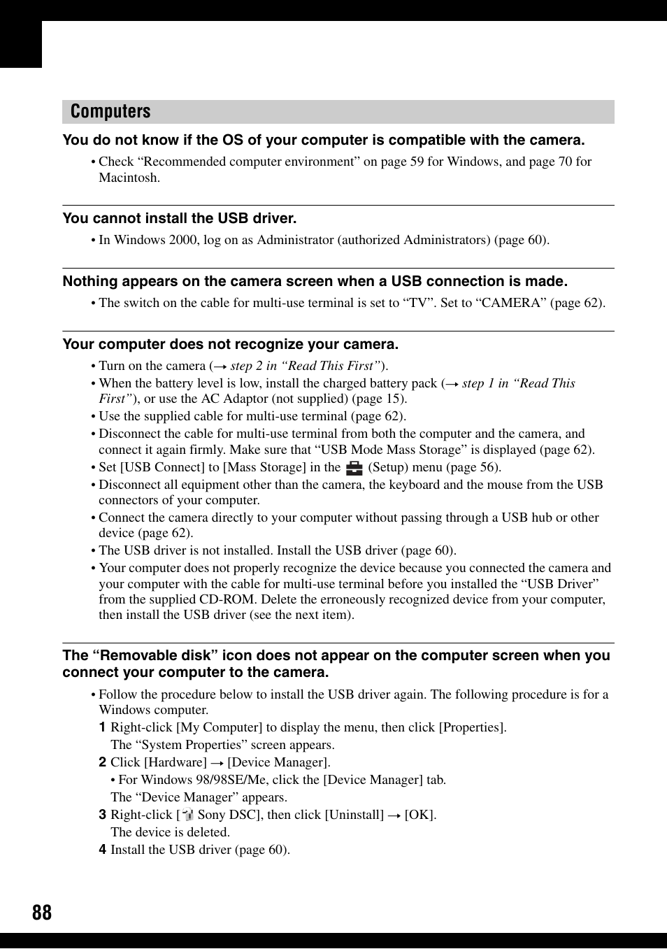 Computers | Sony DSC-T9 User Manual | Page 88 / 111