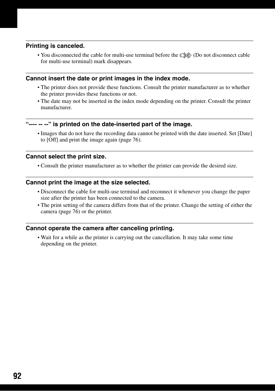 Sony DSC-T9 User Manual | Page 92 / 111