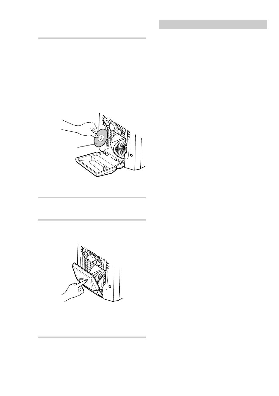 Removing cds | Sony MHC-M100 User Manual | Page 14 / 56