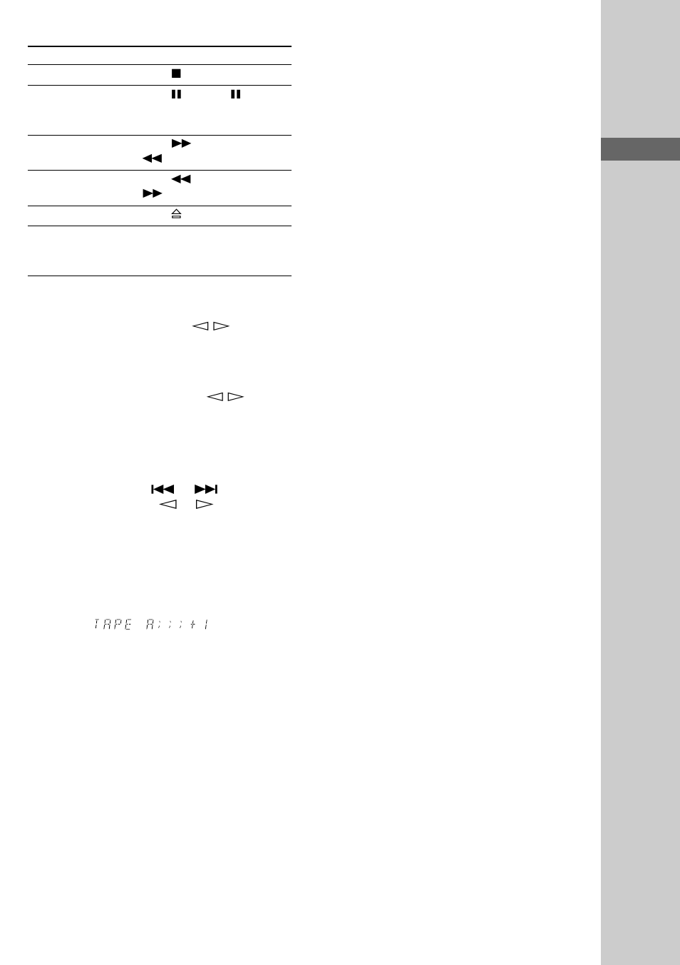 Basic operations, Tips, Example: searching the next song | Sony MHC-M100 User Manual | Page 21 / 56