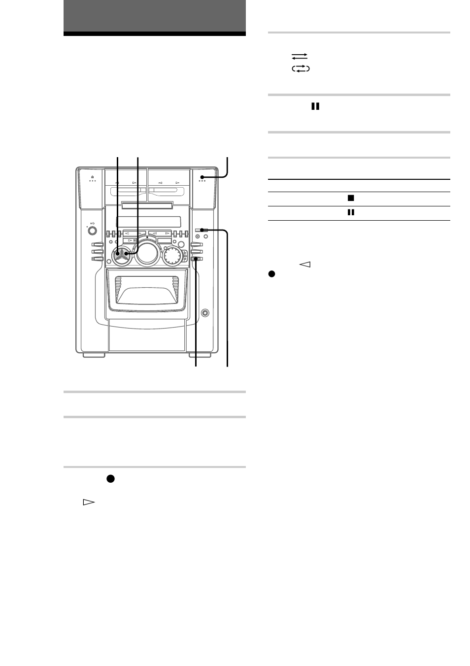 The tape deck, Recording on a tape manually | Sony MHC-M100 User Manual | Page 32 / 56