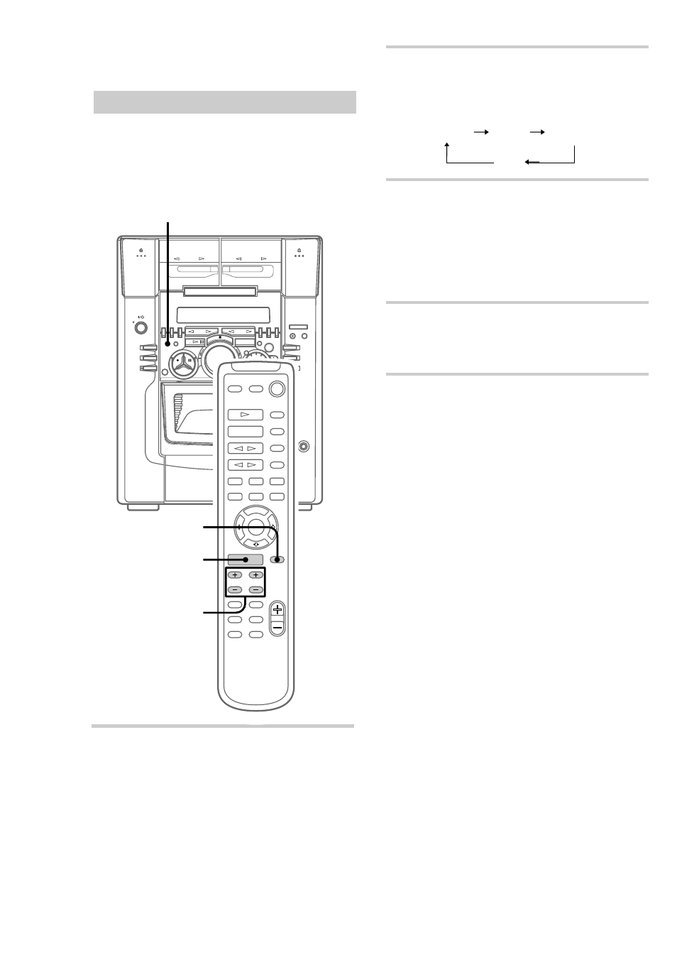Adjusting the speaker volume | Sony MHC-M100 User Manual | Page 8 / 56