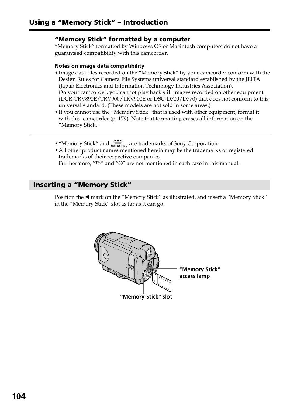 Sony DCR-IP55 User Manual | Page 104 / 216