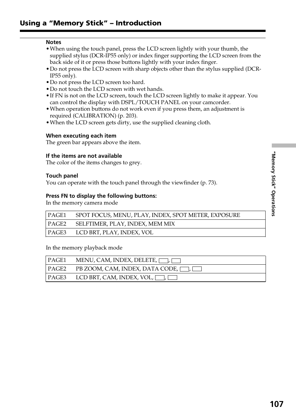 Sony DCR-IP55 User Manual | Page 107 / 216