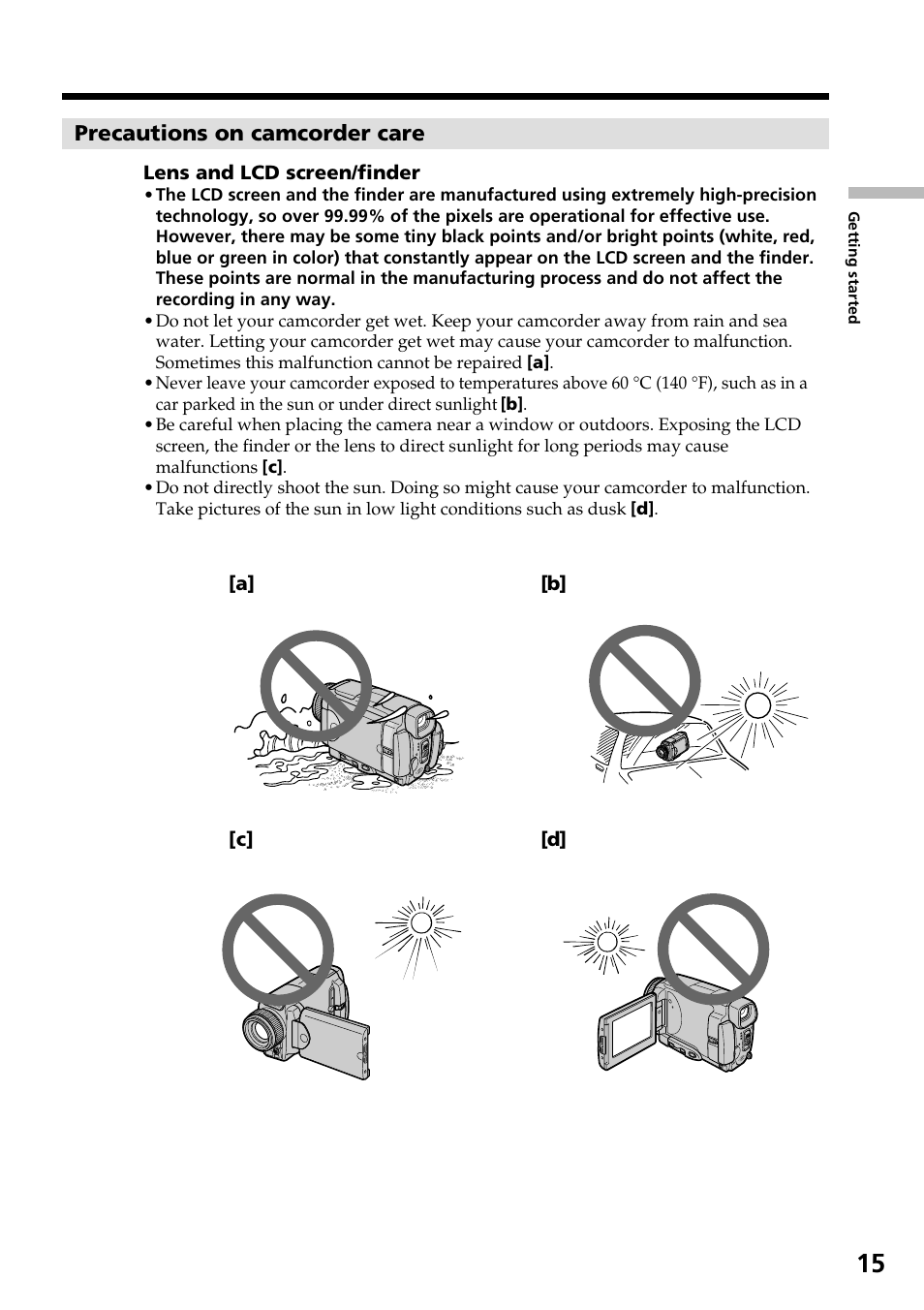 Sony DCR-IP55 User Manual | Page 15 / 216