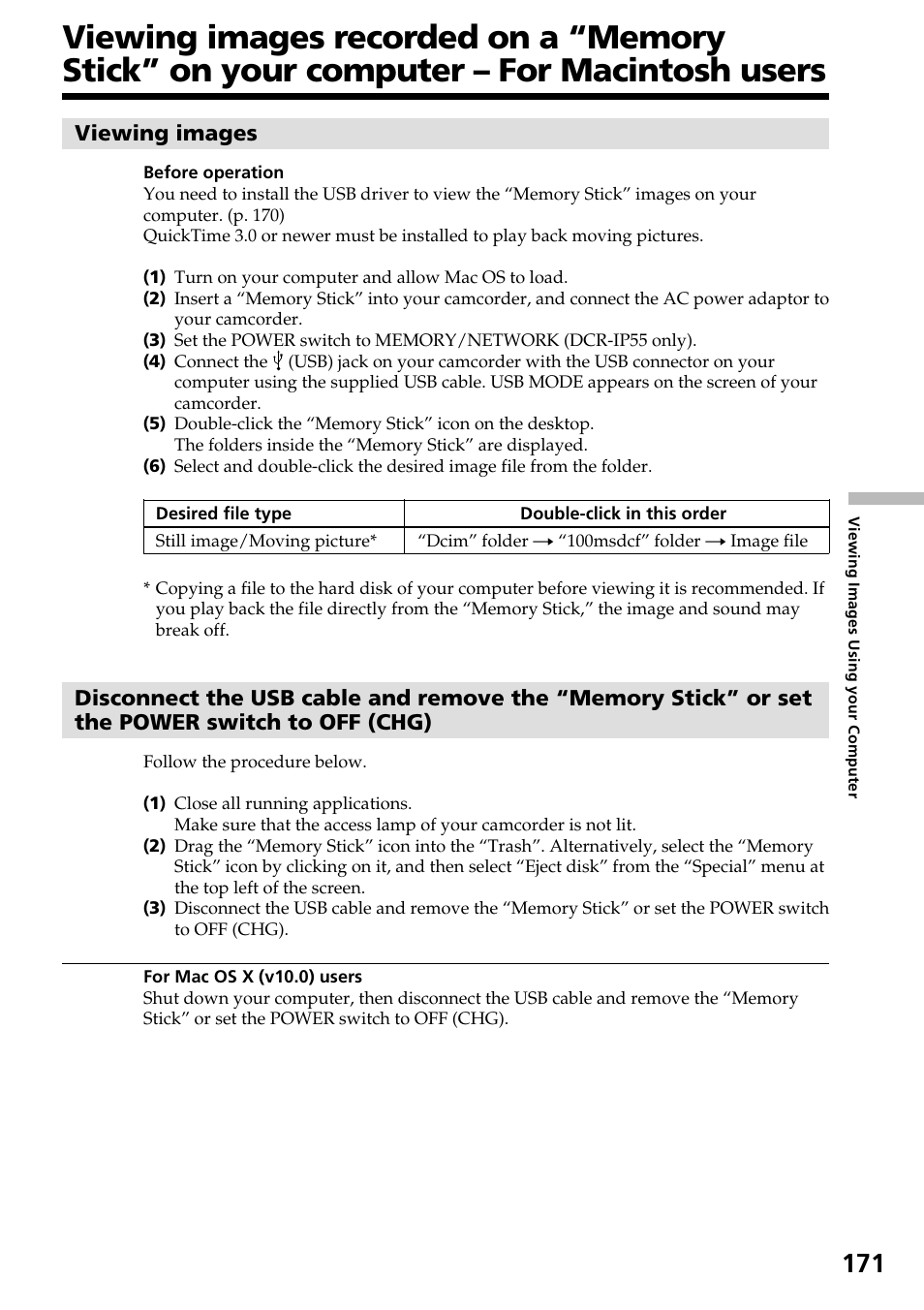 Sony DCR-IP55 User Manual | Page 171 / 216