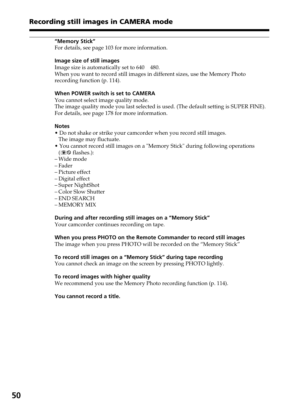 Sony DCR-IP55 User Manual | Page 50 / 216