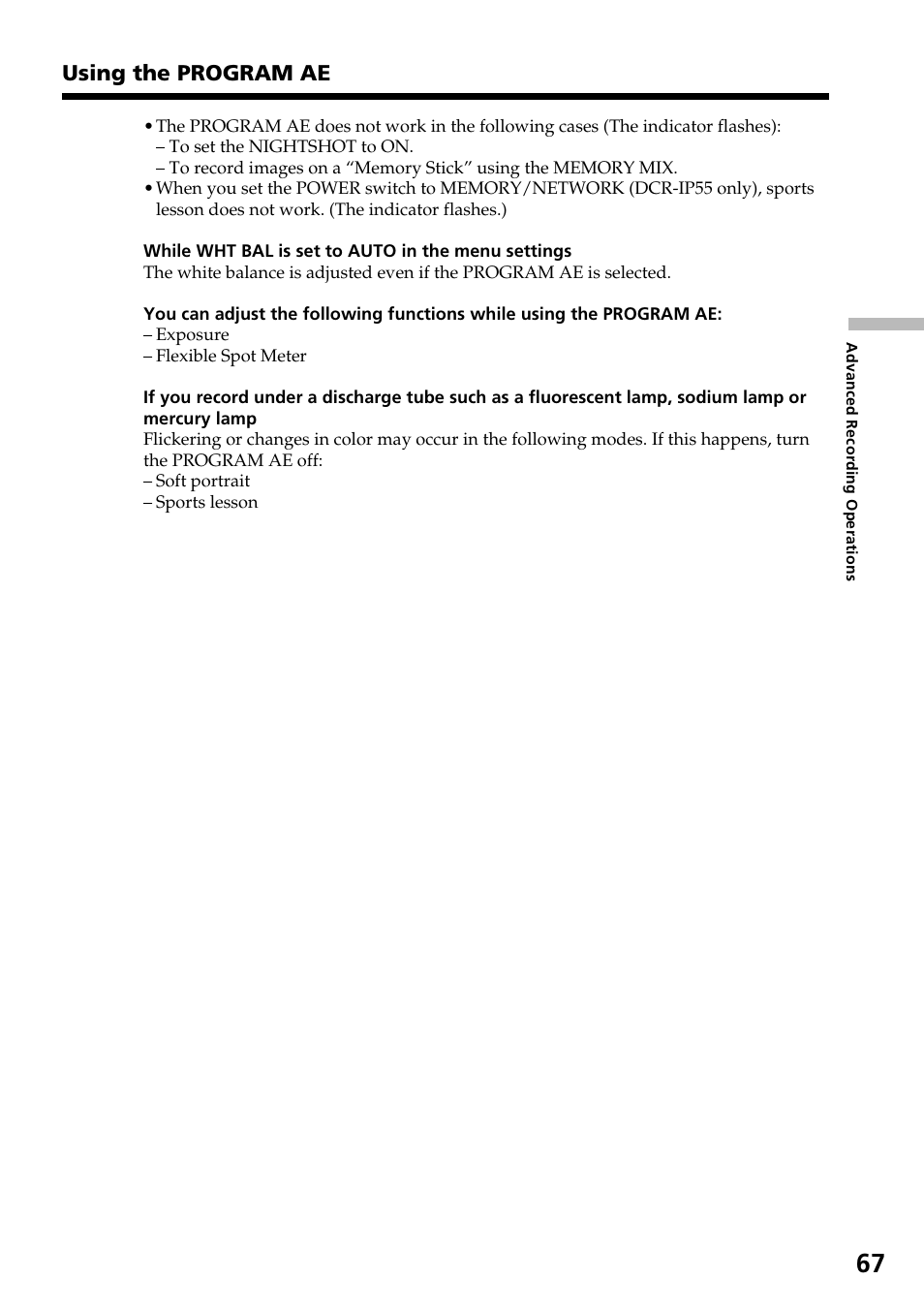 Sony DCR-IP55 User Manual | Page 67 / 216