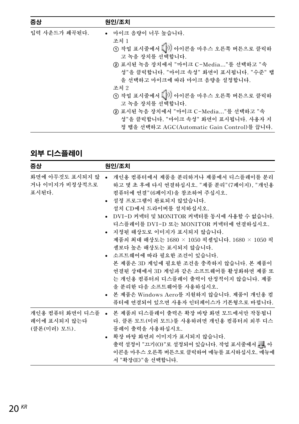 외부 디스플레이 | Sony VGP-UPR1 User Manual | Page 136 / 140