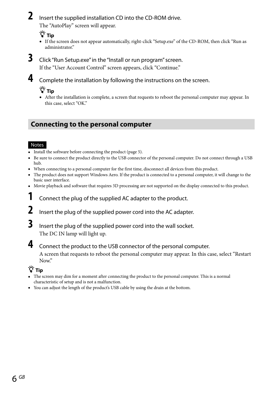 Connecting to the personal computer | Sony VGP-UPR1 User Manual | Page 34 / 140