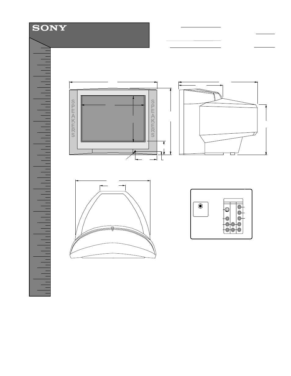 Sony WEGA KV-20FV300 User Manual | 1 page