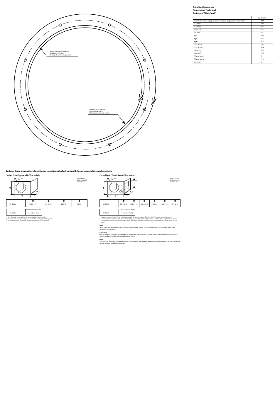 Sony XS-GS80L User Manual | Page 2 / 2