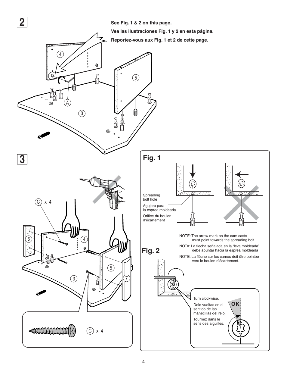 Fig. 1 fig. 2 | Sony SU-27F2 User Manual | Page 4 / 12