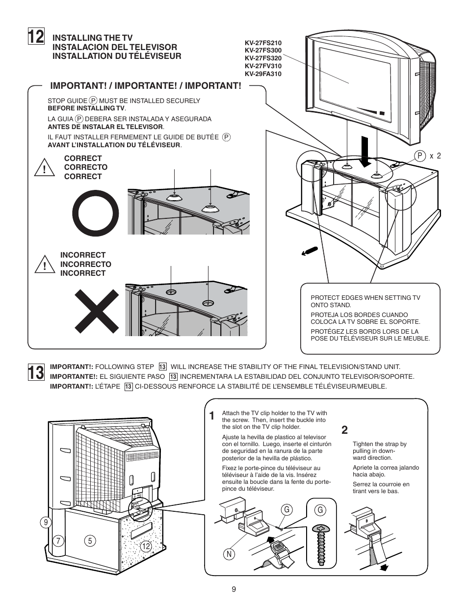 Sony SU-27F2 User Manual | Page 9 / 12