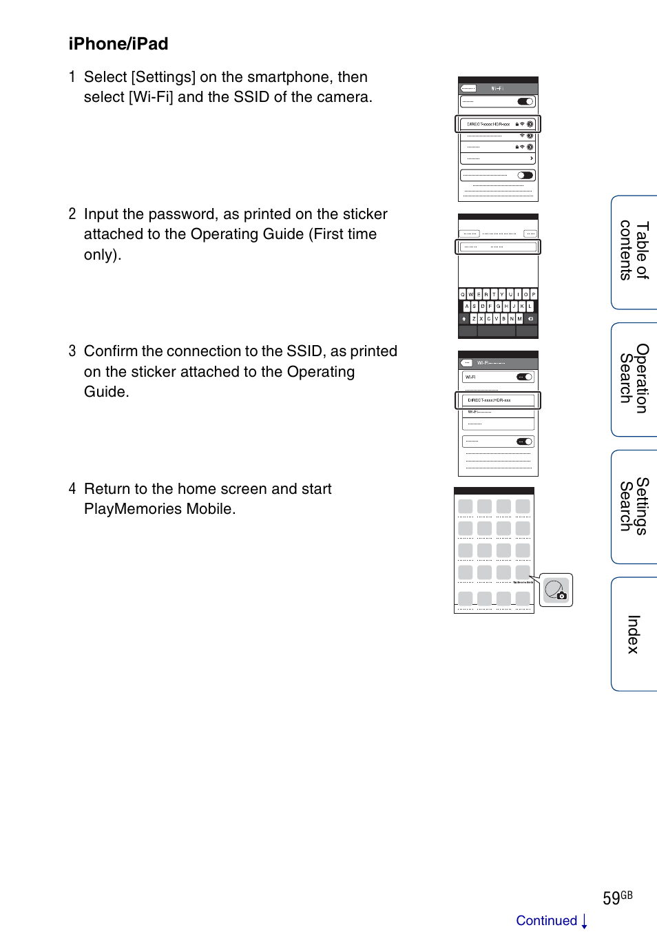 Sony HDR-AS100VR User Manual | Page 59 / 82