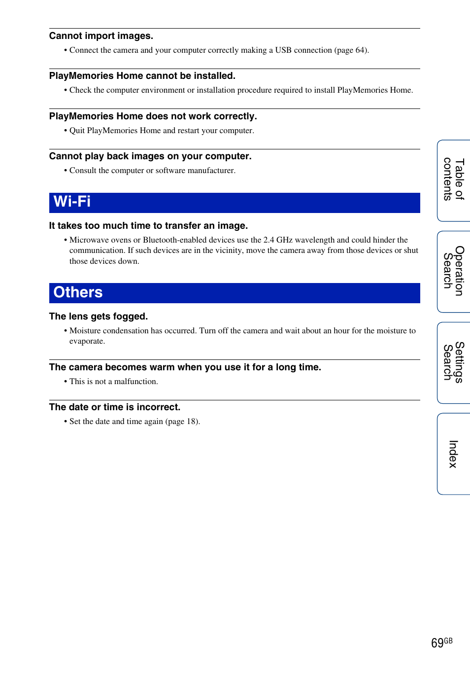 Wi-fi others | Sony HDR-AS100VR User Manual | Page 69 / 82