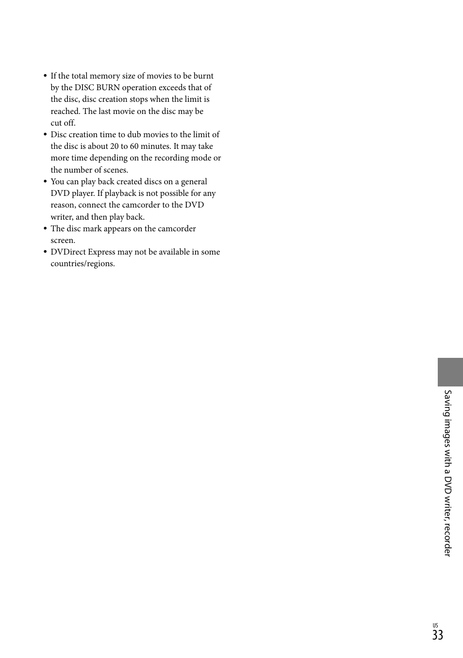 Sony DCR-SR67 User Manual | Page 33 / 116