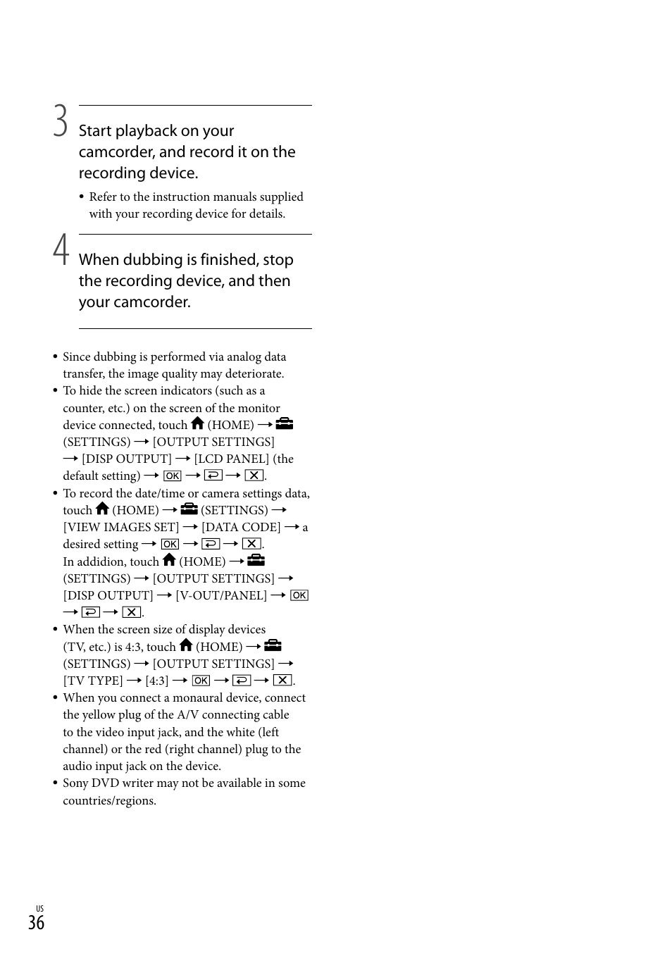 Sony DCR-SR67 User Manual | Page 36 / 116