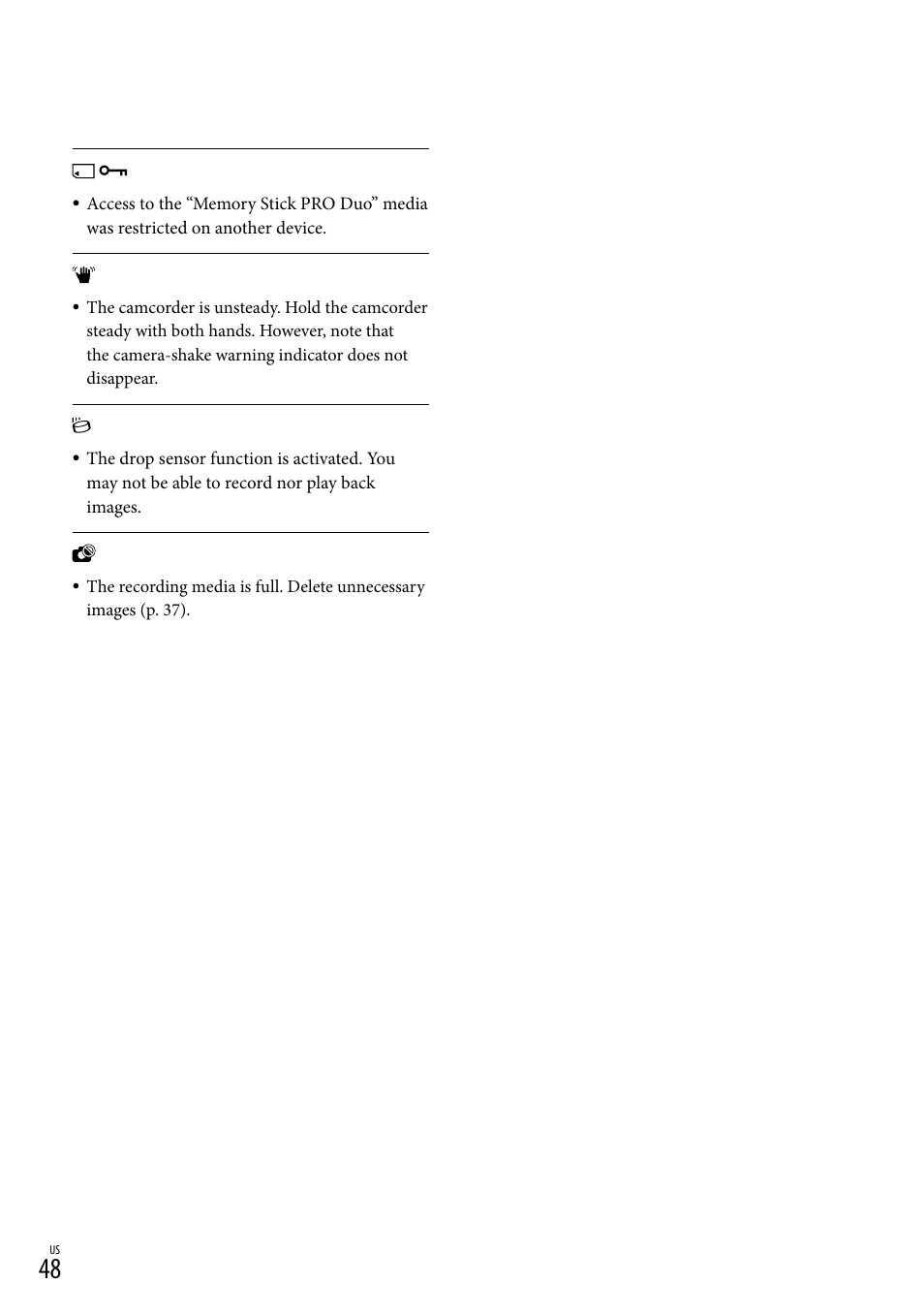 Sony DCR-SR67 User Manual | Page 48 / 116