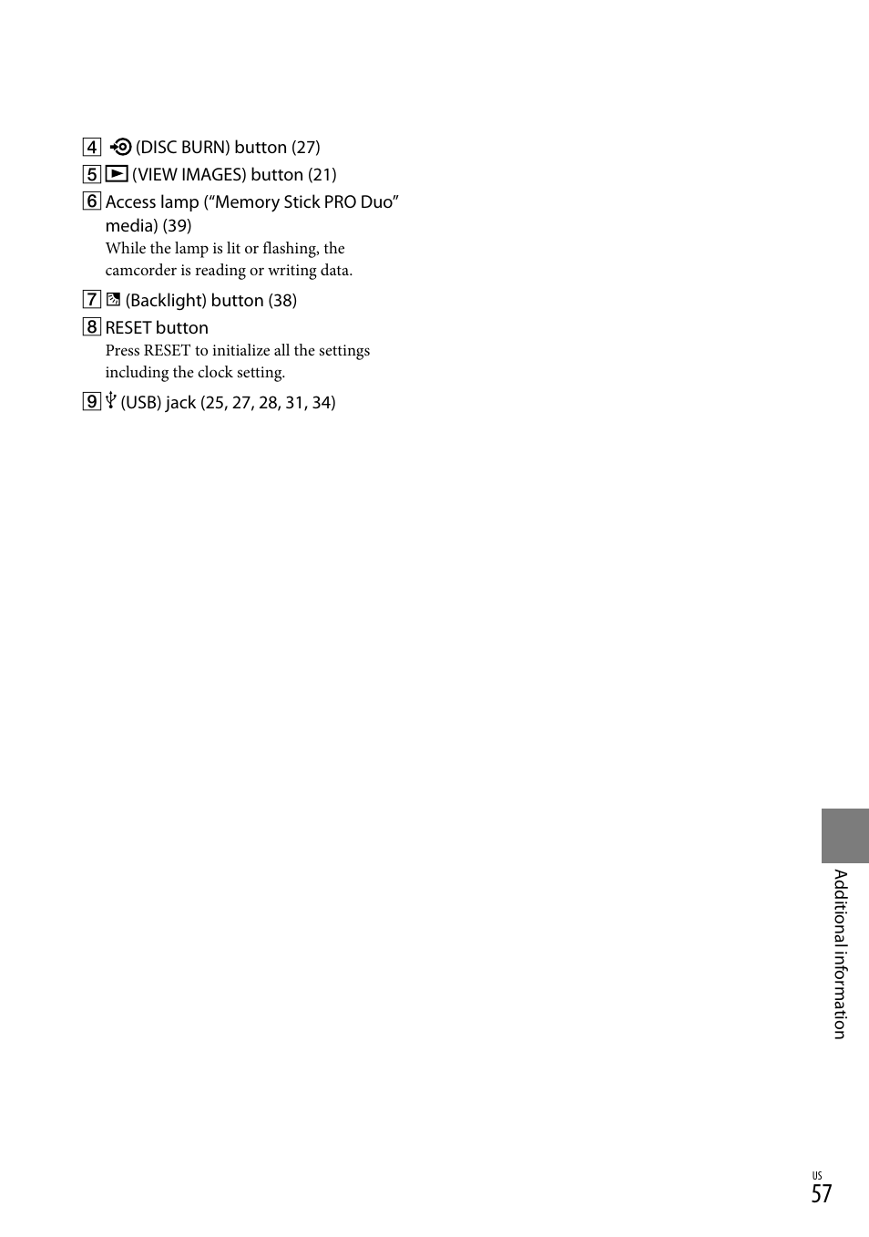 57) u | Sony DCR-SR67 User Manual | Page 57 / 116