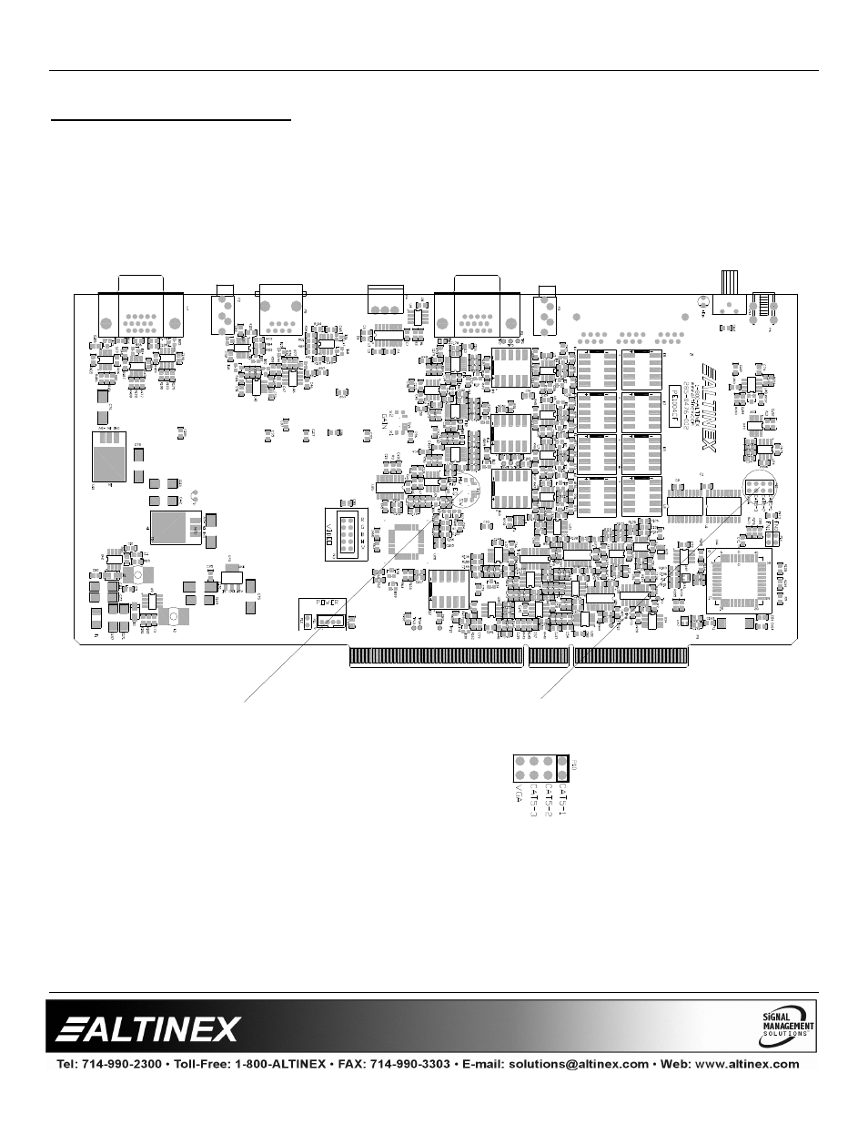 Special application | Altinex CAT-5 Receiver Card PE1004CF User Manual | Page 8 / 13